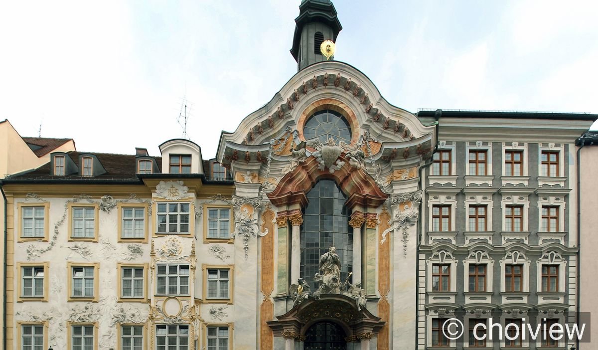 Asamkirche baroque interior Munich