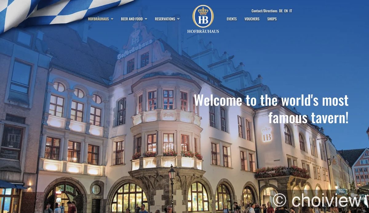 Hofbrauhaus Munich beer hall