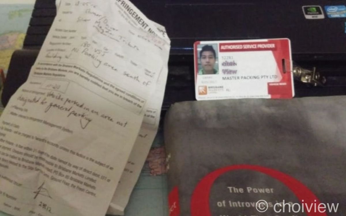 Brisbane Fine Ticket