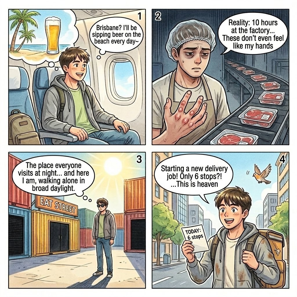 Brisbane Survival English comic
